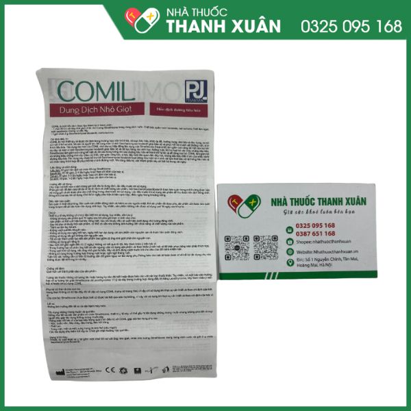 Thuốc Comil 20ml - ổn định hệ vi sinh vật tại đường ruột cho trẻ